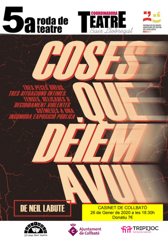 Cartell de l´obra de teatre